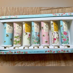 Heathcote & Ivory Busy Bees 🐝Vegan Hand Cream 7 Piece Set-Spring Collection NEW